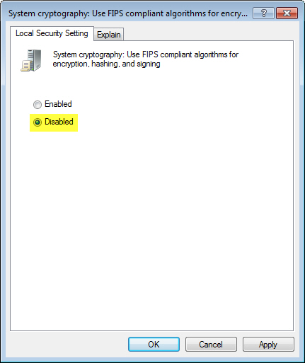 disablelocalsecuritypolicy